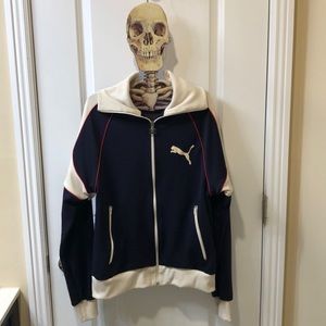 Puma Red, White, and Blue Men’s M Track Jacket